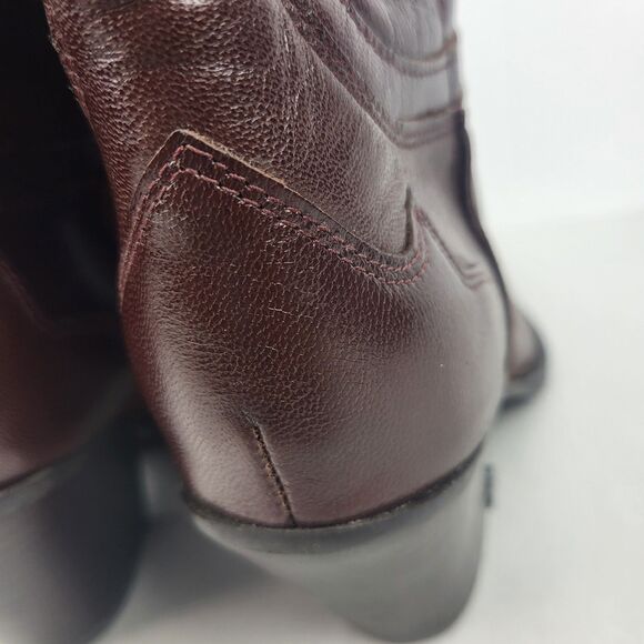 Sam Edelman James Leather Western mid calf Boot Size 7.5 Wide Calf - Picture 14 of 14